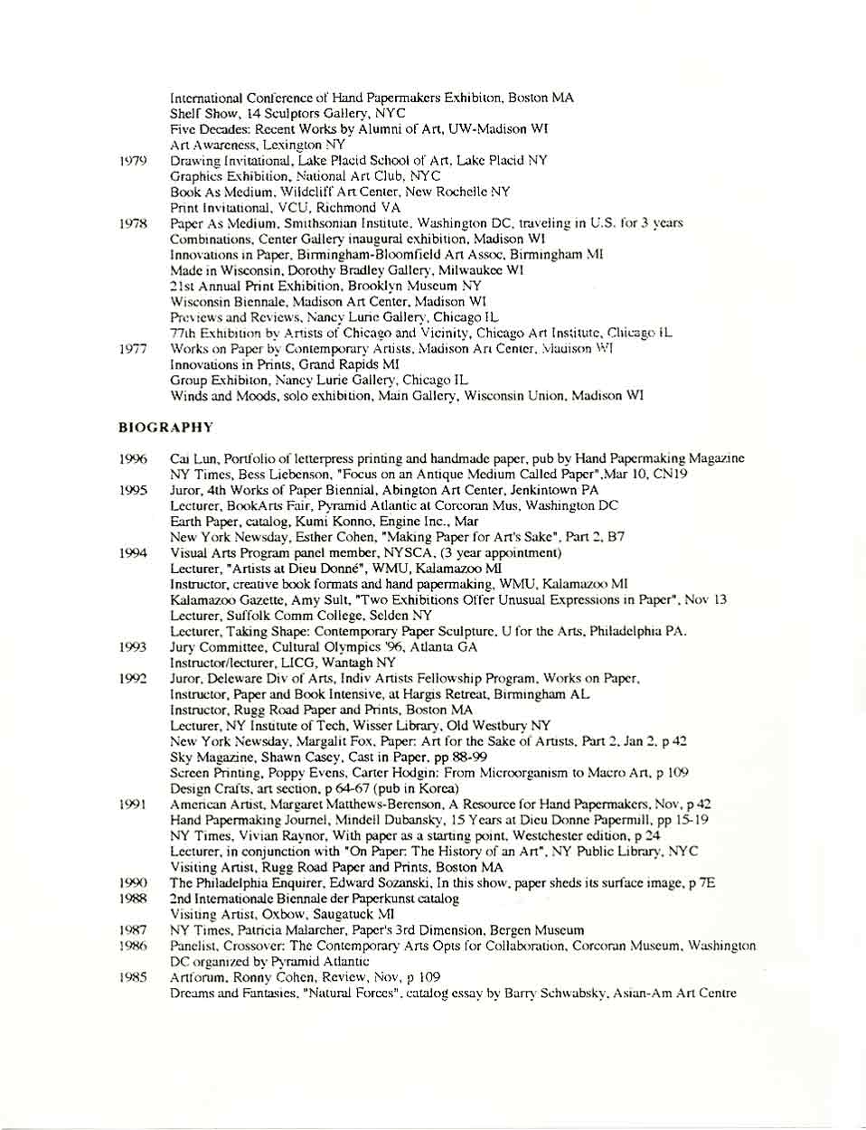 Paul Wong's Resume, pg 2